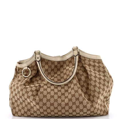 Gucci Sukey Tote Gg Canvas Medium
