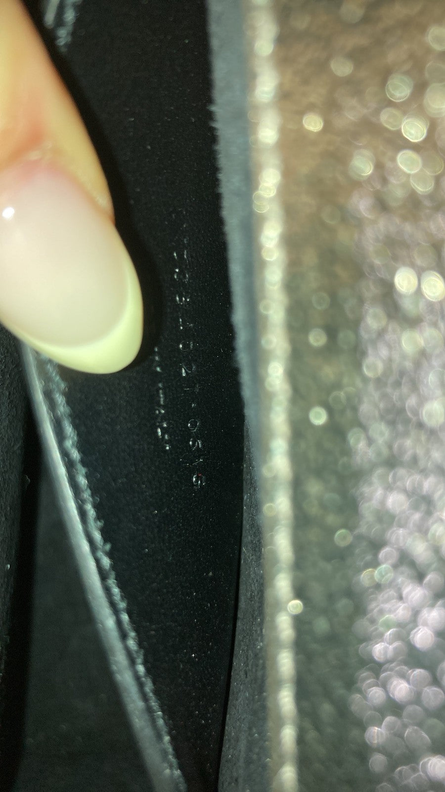 Saint Laurent Classic Monogram Crossbody Bag Metallic Leather Medium