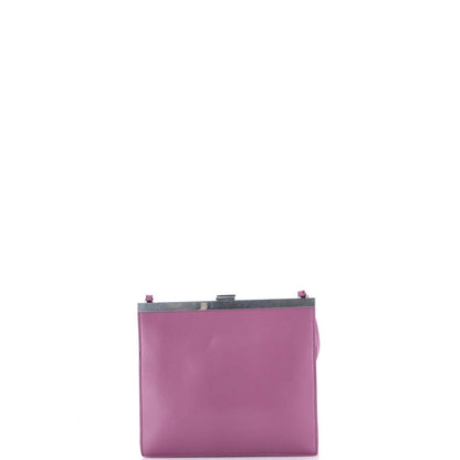 Celine Clasp Crossbody Bag Leather Mini