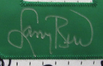Larry Bird Autographed White Doodle Mitchell & Ness Jersey Psa/Dna 179391