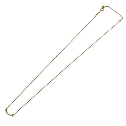 Tiffany & Co. T Smile Mini Necklace 750 Diamond