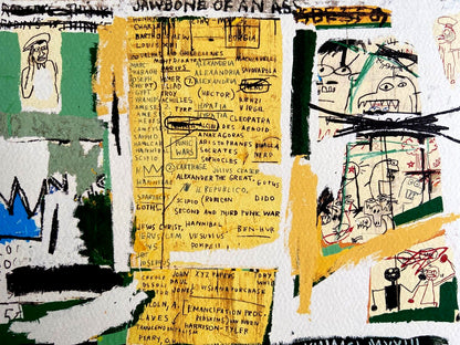 Jean-Michel Basquiat Lithograph Signed Coa Limited Edition