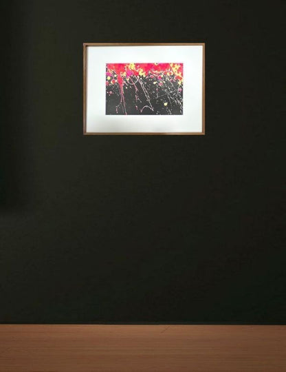 Walasse Ting Lithograph Fireworks 1974 Large Artwork Signed Print Club Issued