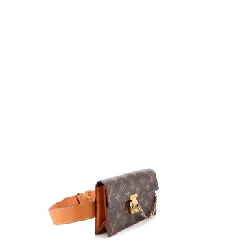 Louis Vuitton S Lock Belt Pouch Monogram Canvas