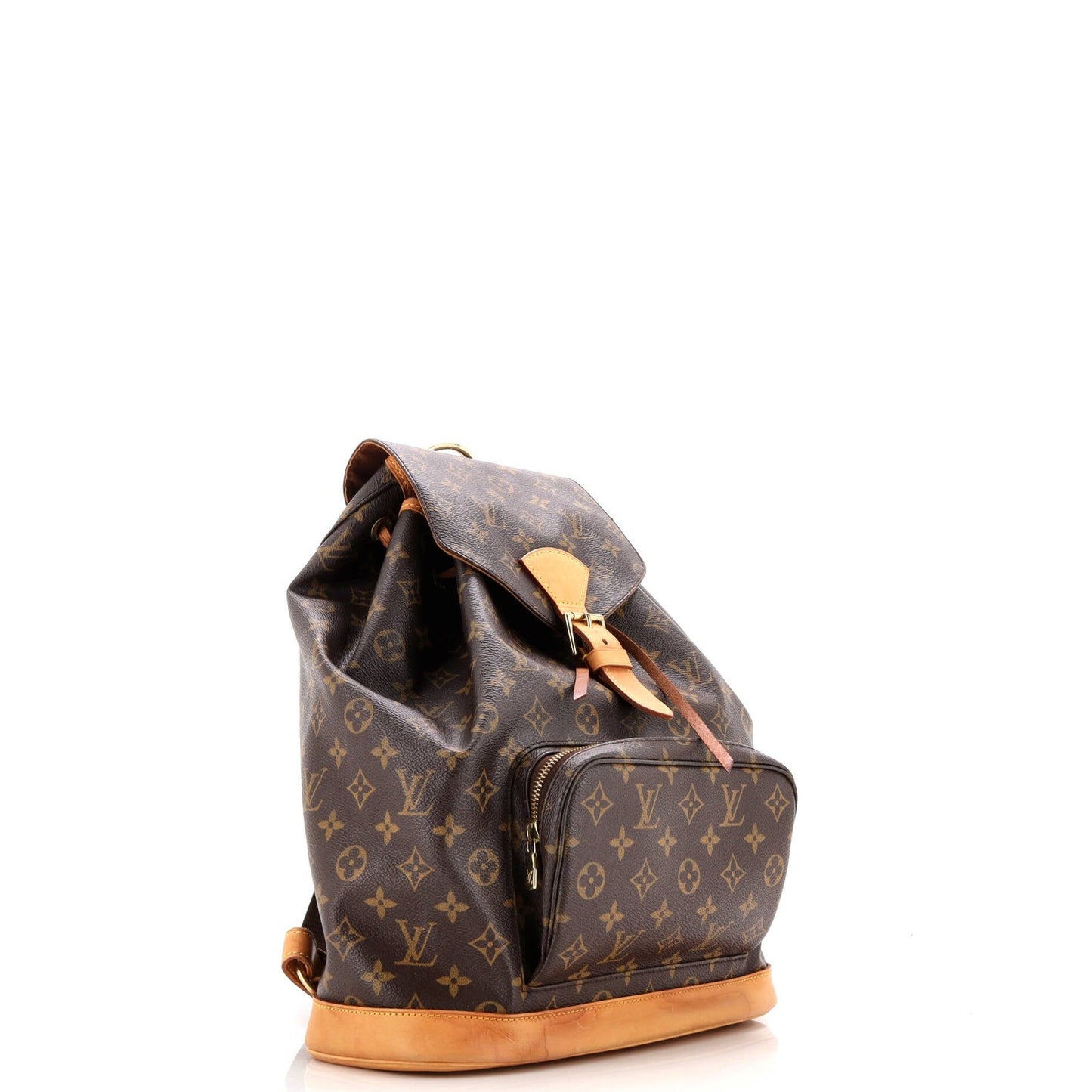 Louis Vuitton Vintage Montsouris Backpack Monogram Canvas Gm