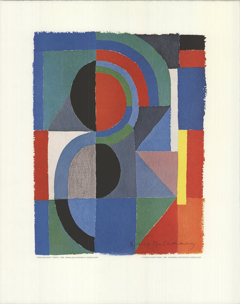 Sonia Delaunay Viertel " Offset Lithograph Expressionism