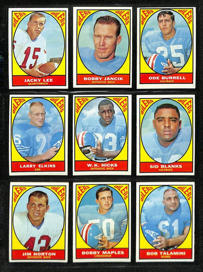 1967 Topps Football Card Complete Set (1-132)