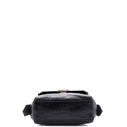 Givenchy Id Flap Bag Crinkled Glazed Leather Small