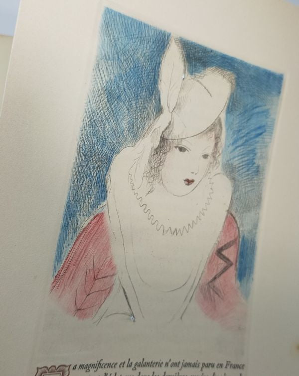 La Princesse De Cleves 1947 Limited Edition Marie Laurencin 9 Color Etchings