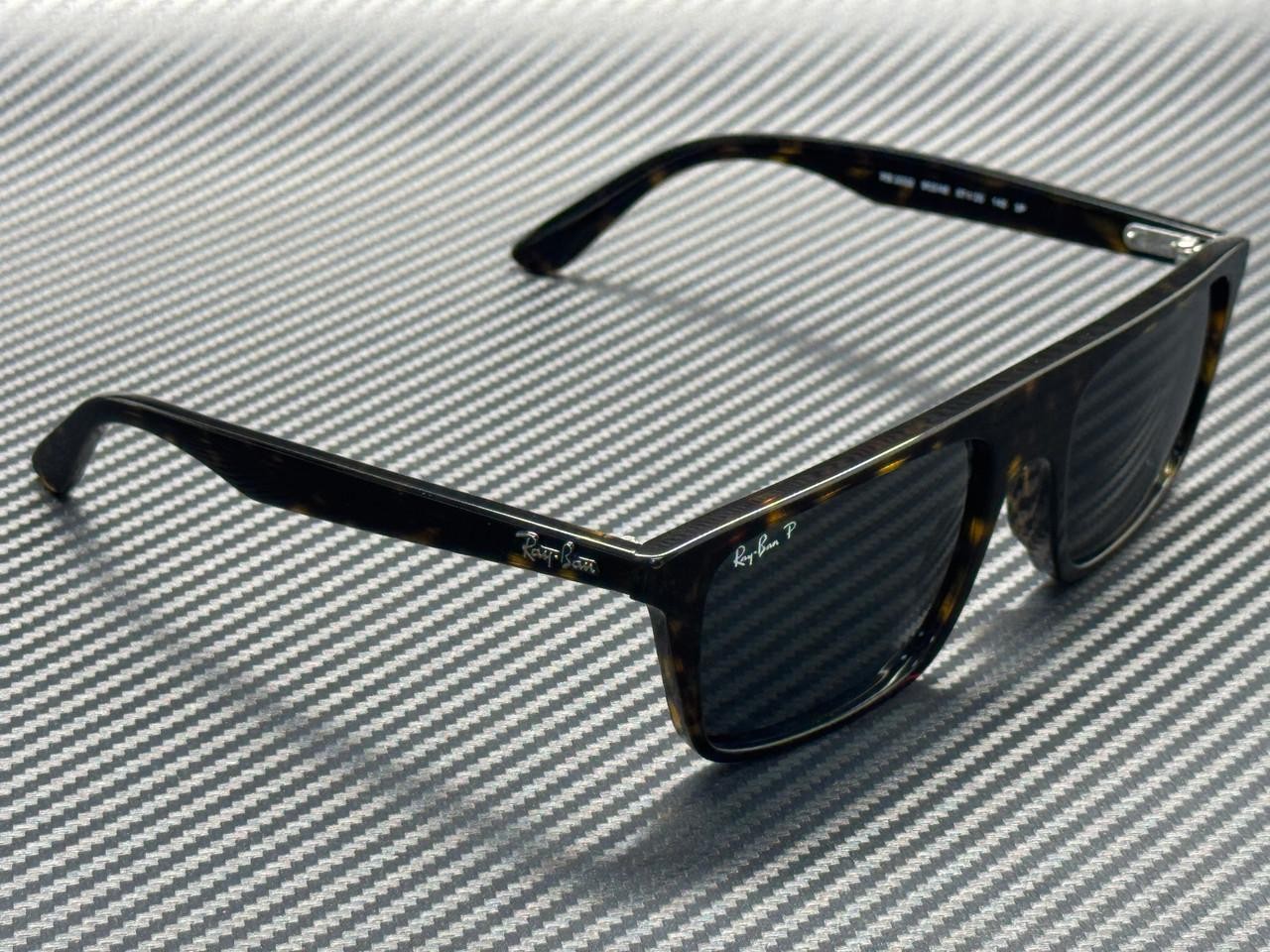 RAY BAN RB2222 902 48 Havana Black Polarized Unisex 57 mm Sunglasses