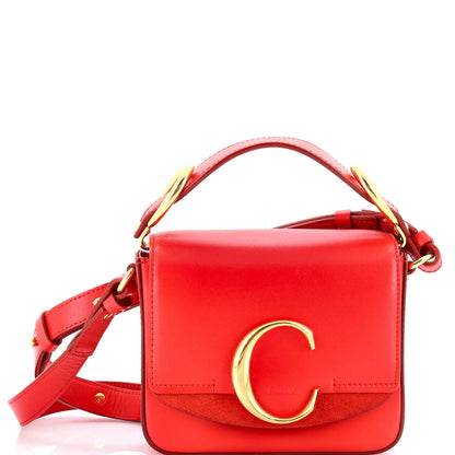 Chloe C Flap Bag Leather Mini