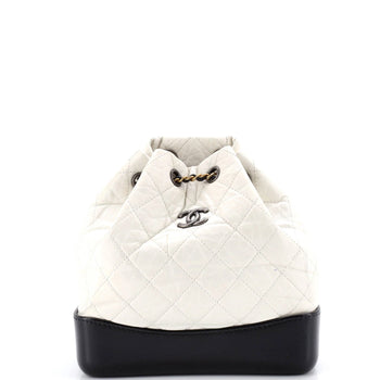Chanel Gabrielle Backpack Quilted Calfskin Small