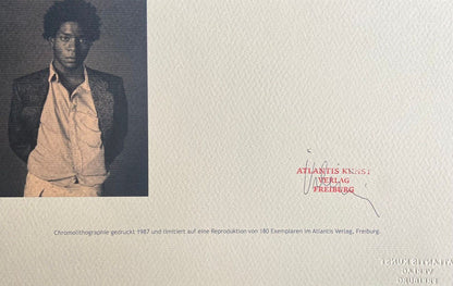 Jean-Michel Basquiat Lithograph Coa Signed Numbered
