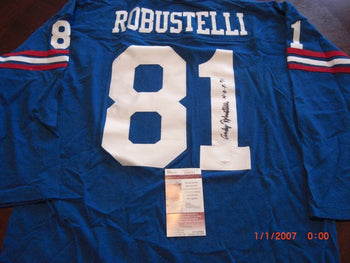 Andy Robustelli New York Giants,Hof 1971 Jsa/Coa