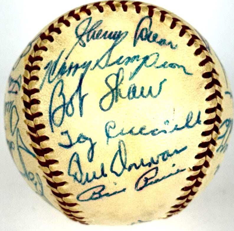 1959 Chicago White Sox Team Signed Baseball (26)