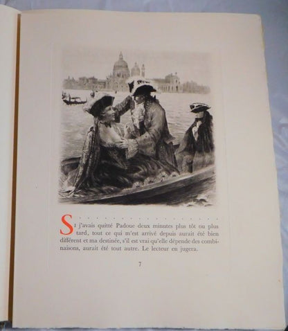 1954 Casanova Mes Amours A Venise W/ 20 Original Etchings By Paul-Emile Bcat