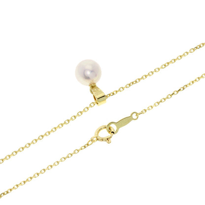 Gold MIKIMOTO Pearl Necklace K18 Yellow
