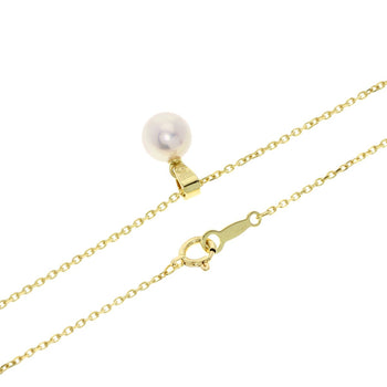 Gold MIKIMOTO Pearl Necklace K18 Yellow