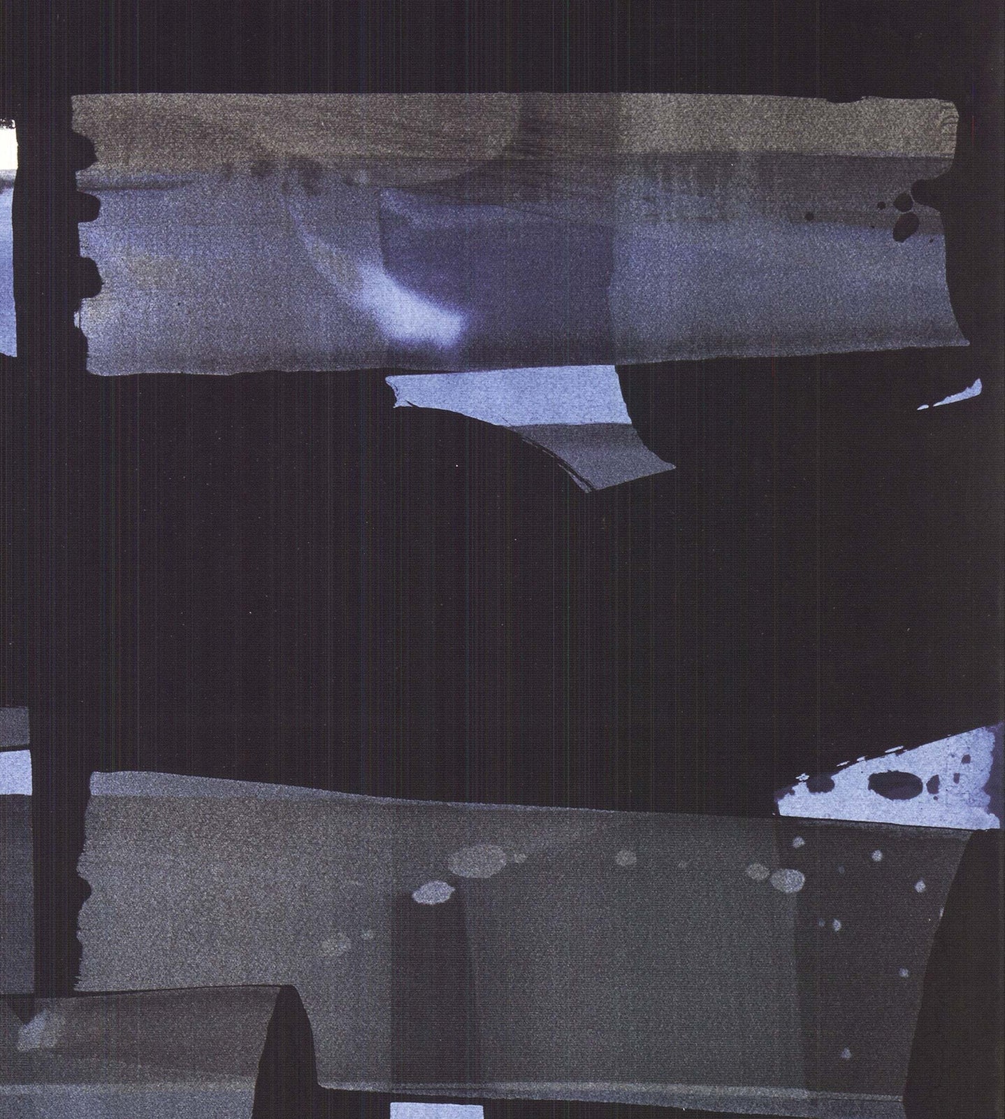 Pierre Soulages Gouache " Offset Lithograph Abstract