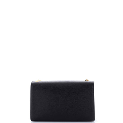 Saint Laurent Classic Monogram Crossbody Bag Grainy Leather Medium