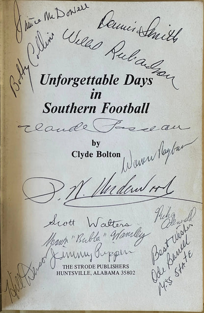 Bear Bryant & Others Unforgettable Days In