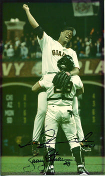 Livan Hernandez And Bobby Estalella Autographed