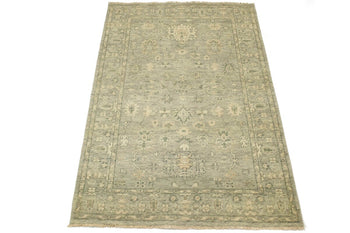 Handmade Vintage Style Oriental Rug Transitional