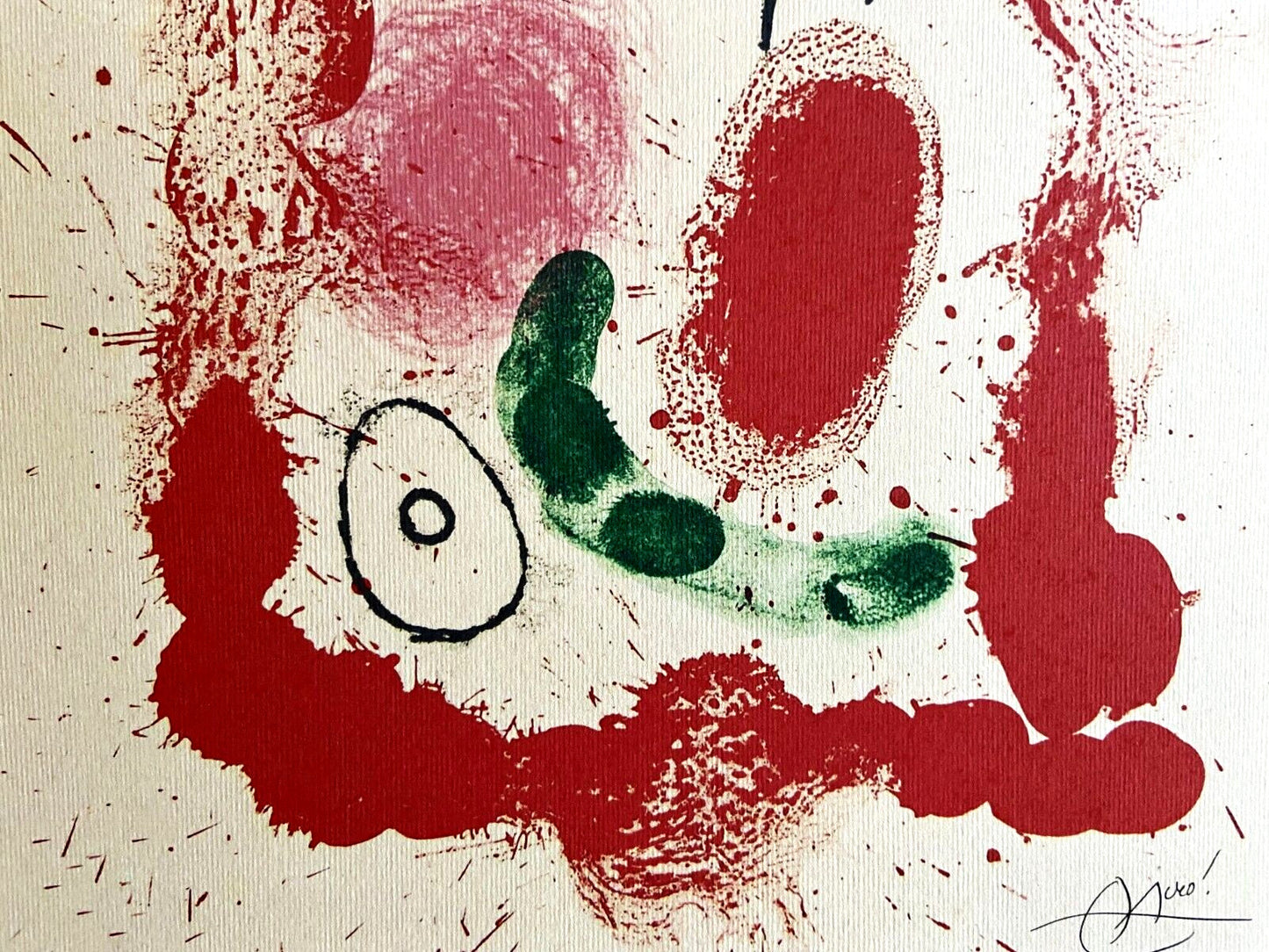 Joan Mir Lithograph Maeght - Hand Numbered - Published 1978