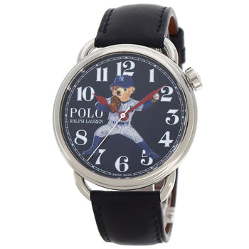 Stainless POLO RALPH LAUREN NY Yankees Bear Watches 472865479002