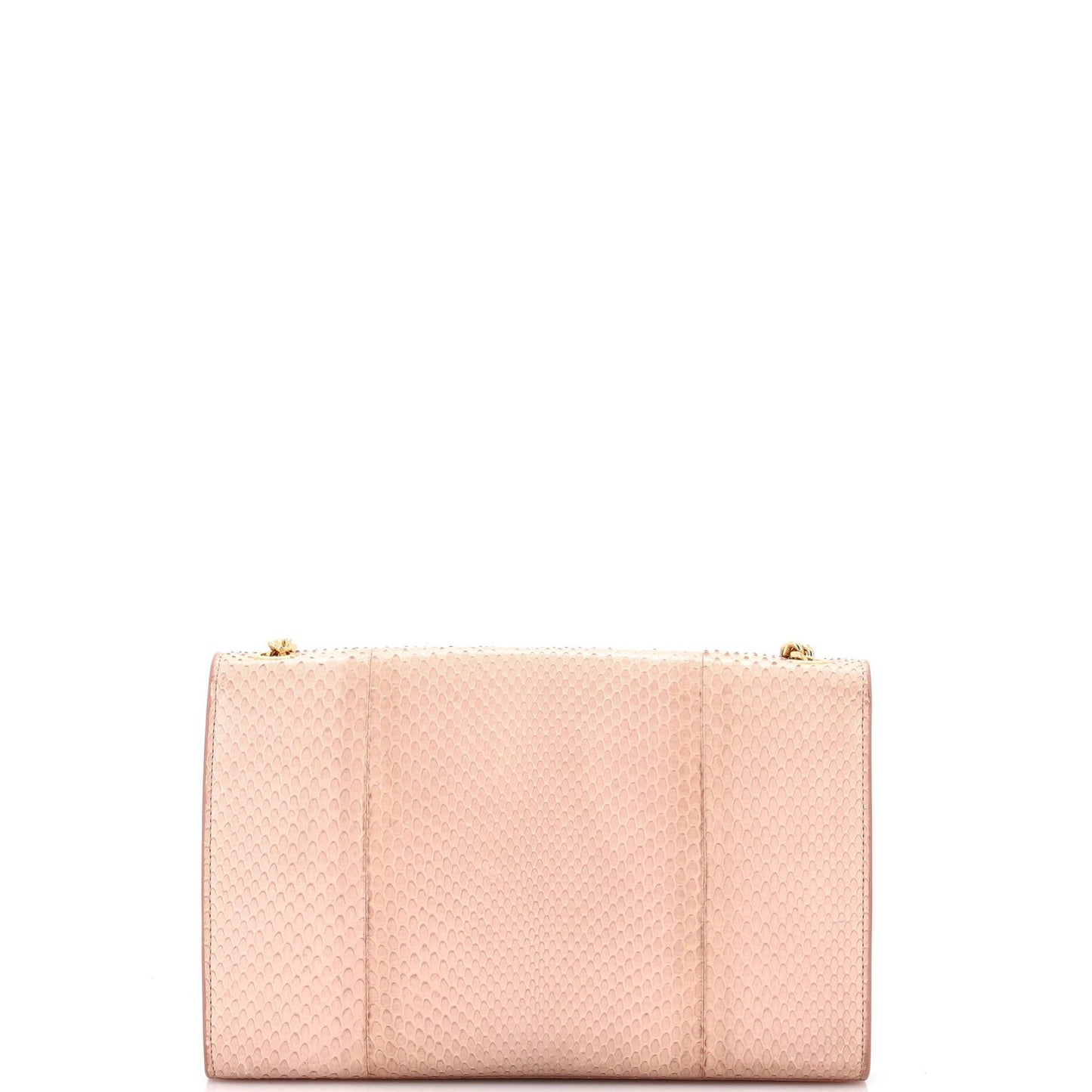 Saint Laurent Classic Monogram Tassel Crossbody Bag Python Medium