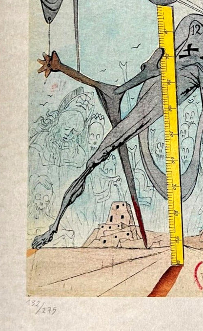 Salvador Dal - Lithograph Coa Signed Op Numbered In Pencil