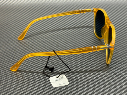 Persol Po9649S 204 S3 Miele Gradient Blue Polarized Men'S Sunglasses 55 Mm