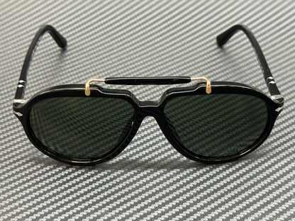 Persol Po0202S 95 31 Black Green Unisex 57 Mm