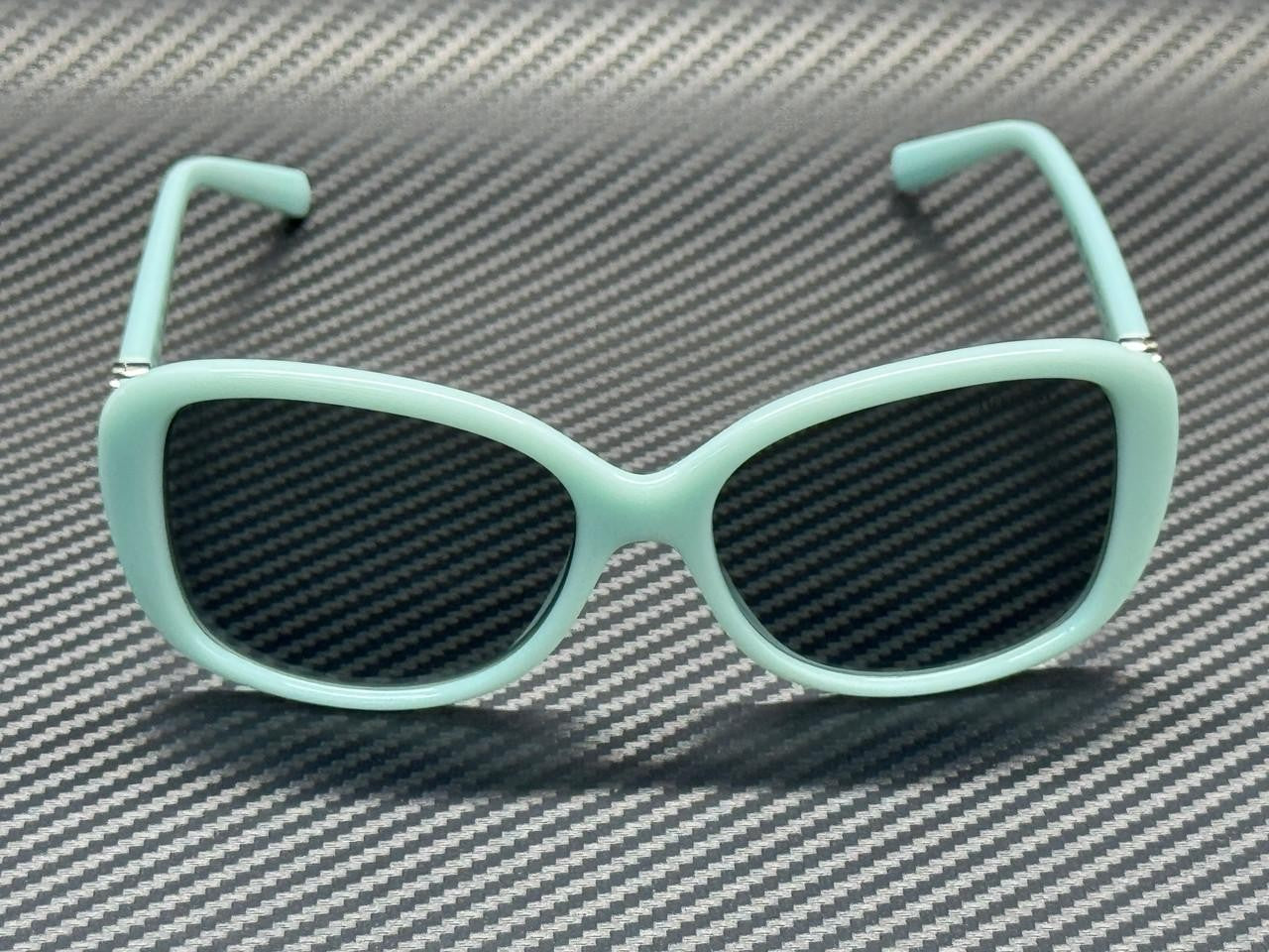 TIFFANY TF4257U 845087 Tiffany Blue Dark Grey Women's 56 mm Sunglasses