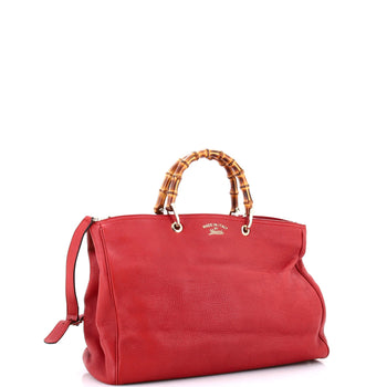 Gucci Bamboo Shopper Tote Leather Large
