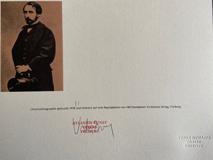 Edgar Degas, Signed Lithograph Coa, Numbered In Pencil Stamped #