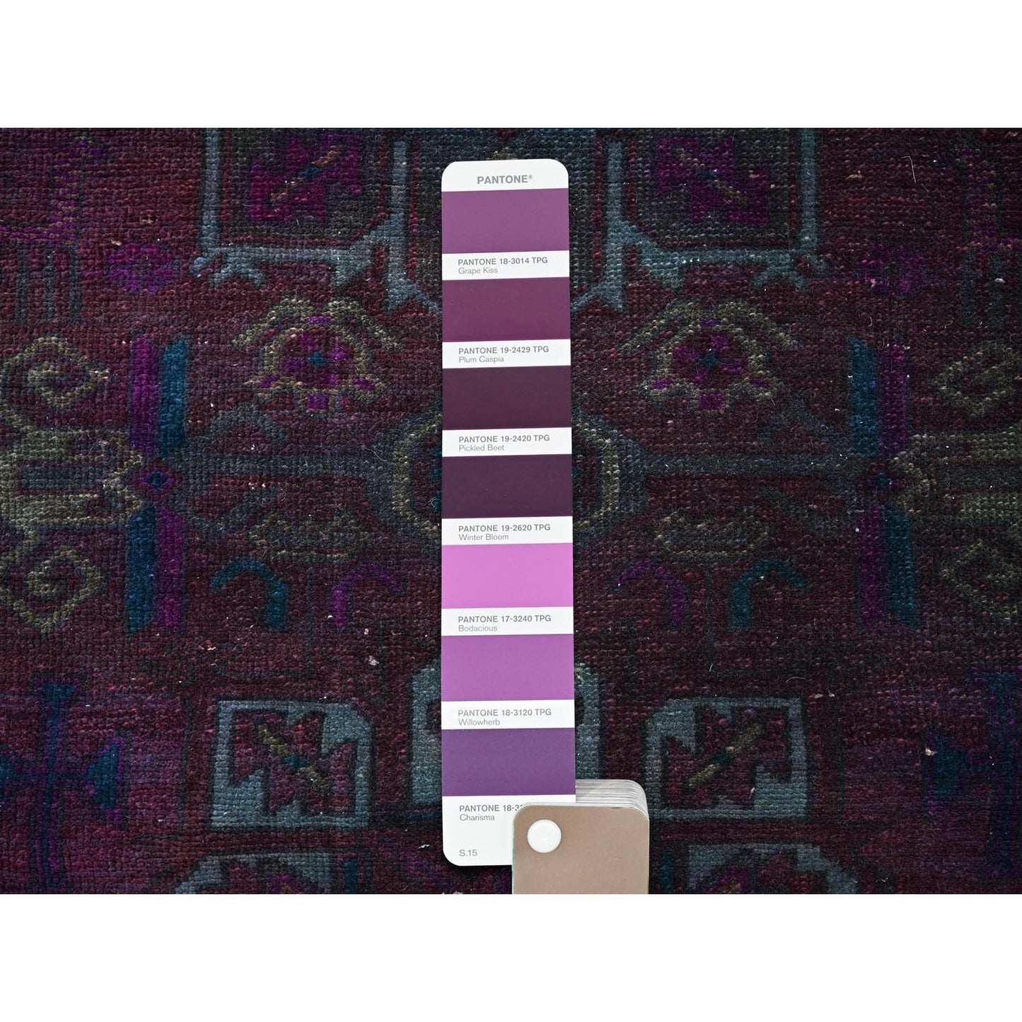 2'4"X10' Overdyed Red Vintage Zoroastrian Pure Wool Hand Knotted Runner Rug