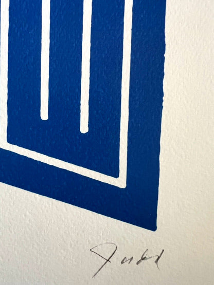 Donald Judd Lithograph