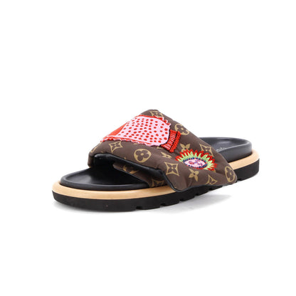 Louis Vuitton Women'S Pool Pillow Comfort Mule Sandals Yayoi Kusama Faces