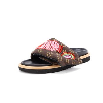 Louis Vuitton Women'S Pool Pillow Comfort Mule Sandals Yayoi Kusama Faces