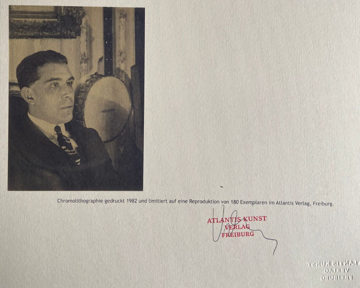 Juan Gris Lithograph Coa Hand-Numbered Signed - Piet Mondrian