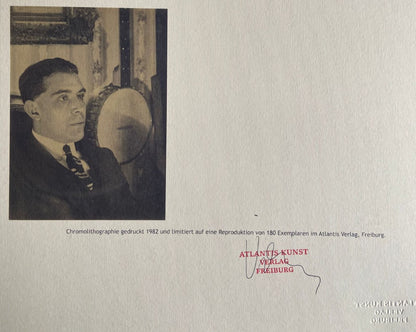 Juan Gris Lithograph Coa Hand-Numbered Signed - Piet Mondrian