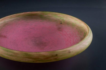 Schneider Signed Chandelier Gilt Bronze Art Glass French Art Deco Excellent