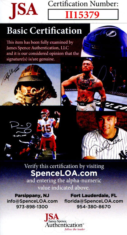Jack Twyman Autographed Hand Filled Out Survey Page (Jsa)