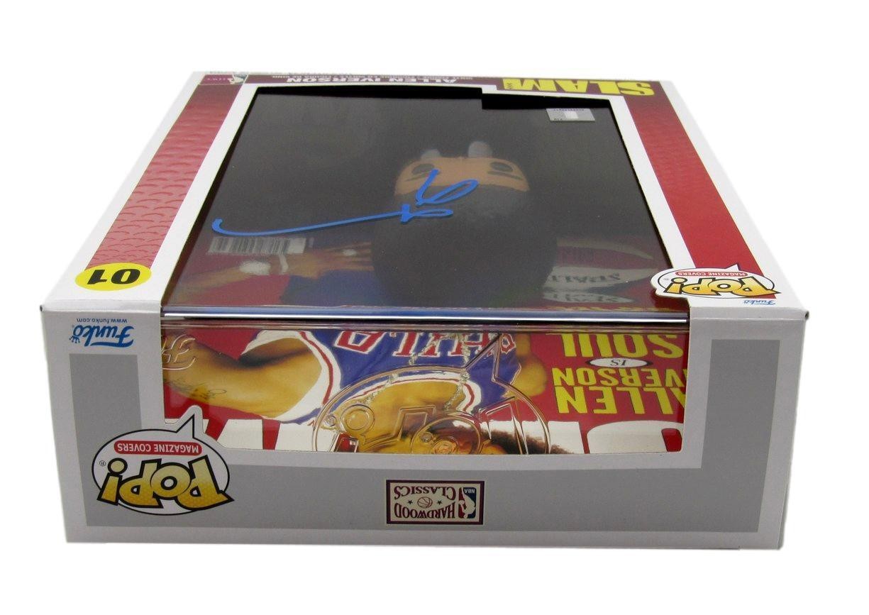 Allen Iverson Hof Autographed Funko Pop! Slam Funko  #01 76Ers Jsa 181851