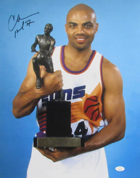 Charles Barkley Hof Autographed 16X20 Photo