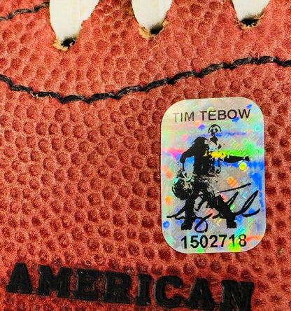Tim & Robby Tebow Autographed Official Wilson