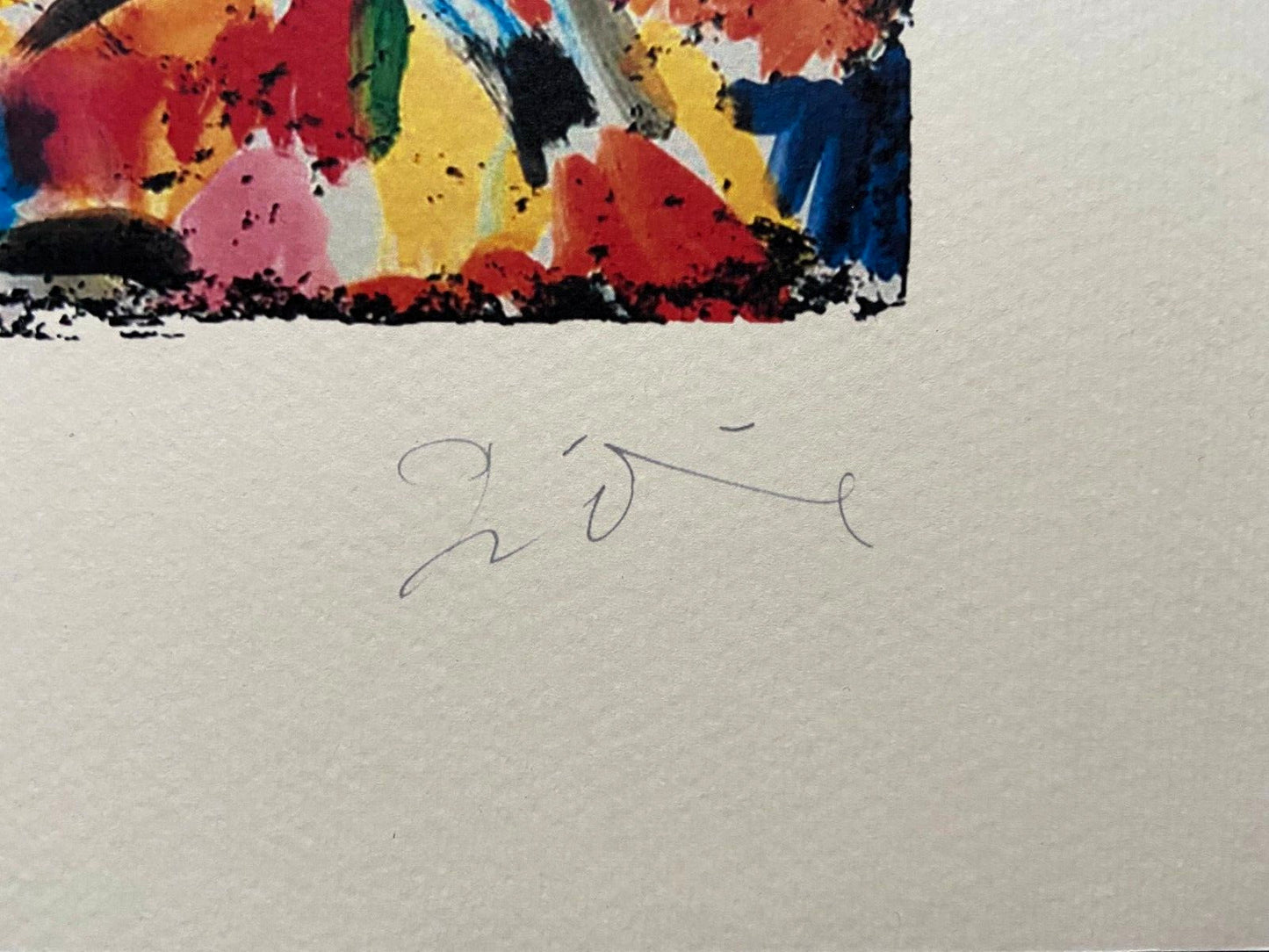 Jim Dine Lithograph Coa Signed Op Numbered 175 Es