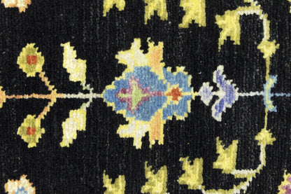 2'5X8 ft Black Tree of Life Chobi Oriental Runner
