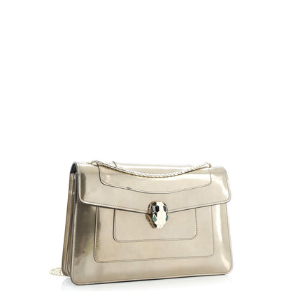 Bvlgari Serpenti Forever Shoulder Bag Patent Medium